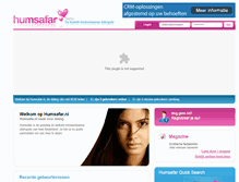 Tablet Screenshot of humsafar.nl